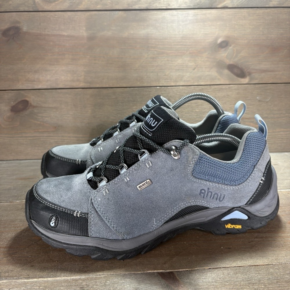 ahnu montara II womens size 10 shoes blue athletic waterproof hiking sneakers